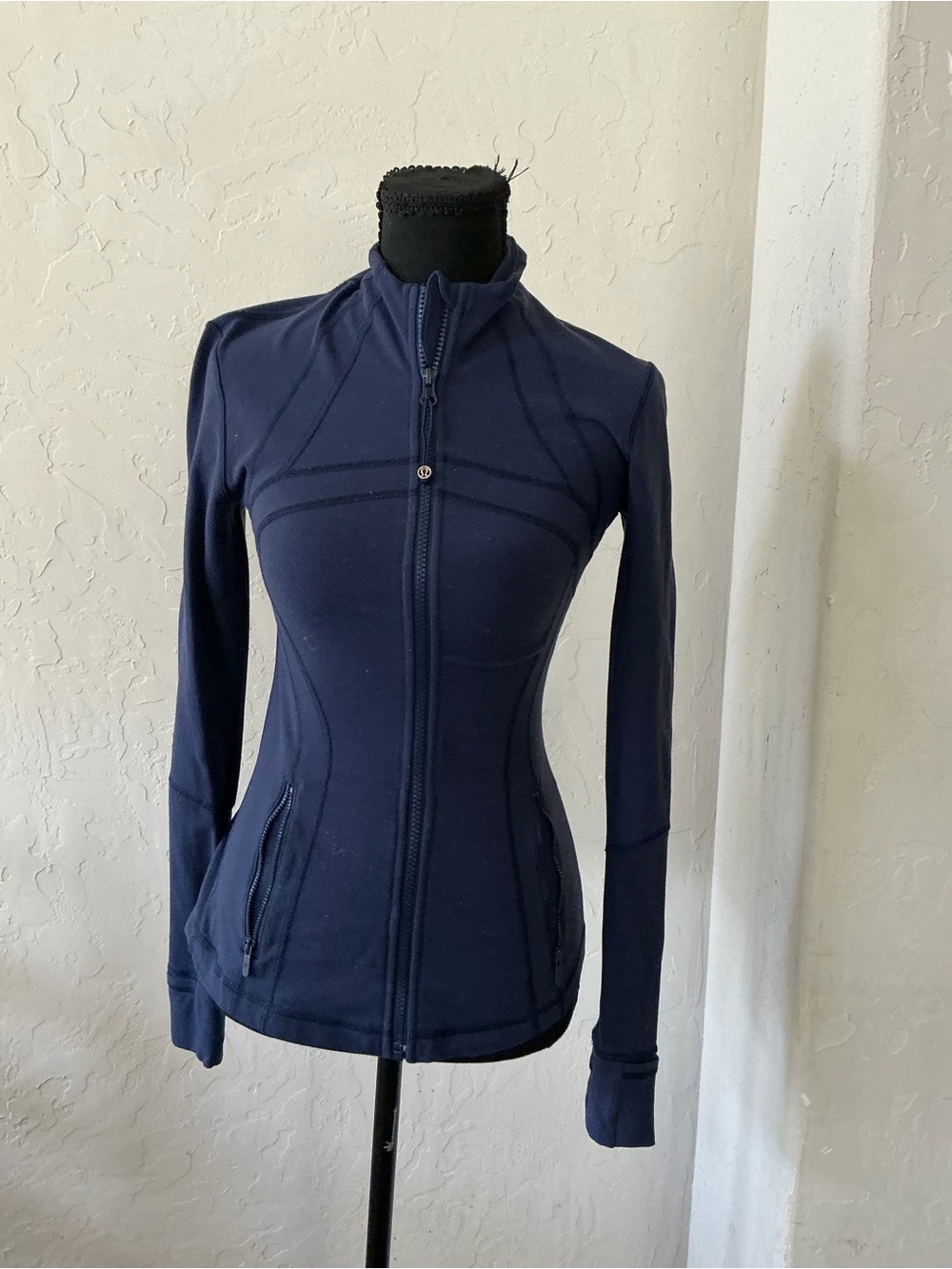 Lululemon Women’s Navy Zip-Front Active Jacket